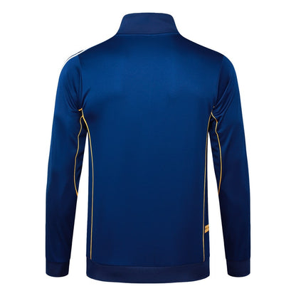 Survetement Real Madrid Veste Homme/Enfant  2025 2026 Bleu Sombre | Foot Sport