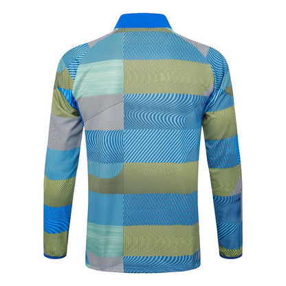 Survetement Real Madrid Veste Homme/Enfant  2025 2026 Bleu Vert | Foot Sport