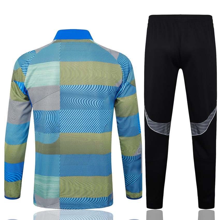 Chaqueta deportiva del Real Madrid para hombre/niño 2025-2026, azul y verde | Fútbol