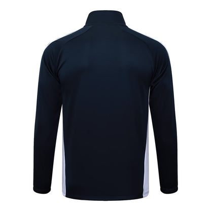 Survetement Real Madrid Veste Homme/Enfant  2025 2026 Noir Blanc | Foot Sport