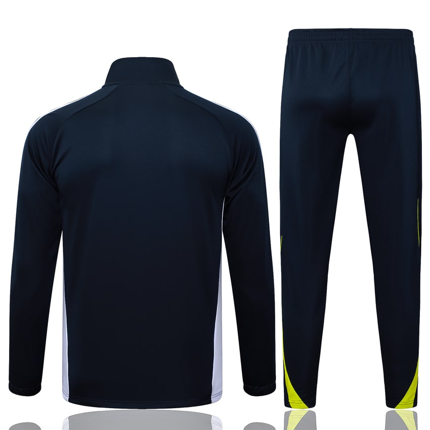 Survetement Real Madrid Veste Homme/Enfant  2025 2026 Noir Blanc | Foot Sport