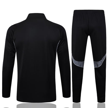 Survetement Real Madrid Veste Homme/Enfant  2025 2026 Noir Sombre | Foot Sport