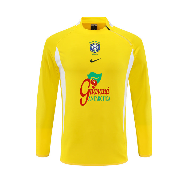 Veste Bresil Training Homme 2002 Jaune