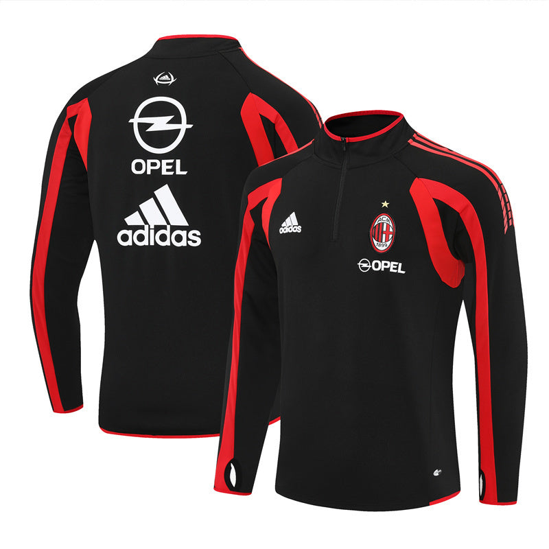 ウェア AC MILAN SWT TRAINING TOP L Men's AC Milan Training Jacket 2005 2006 Black – Foot Sport