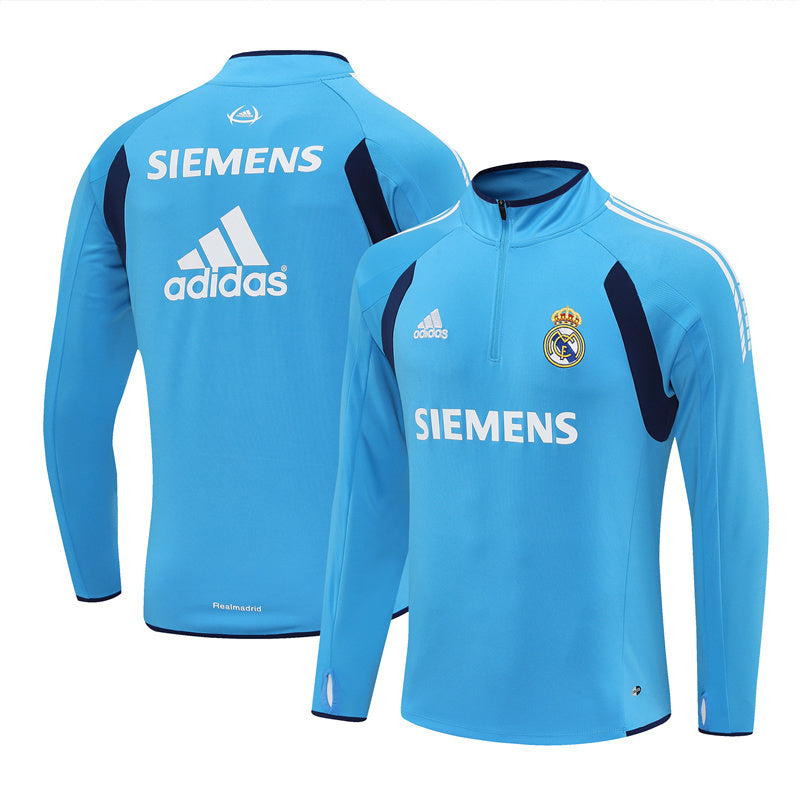 Real Madrid Men's Training Jacket 2005 2006 Light Blue – Foot
