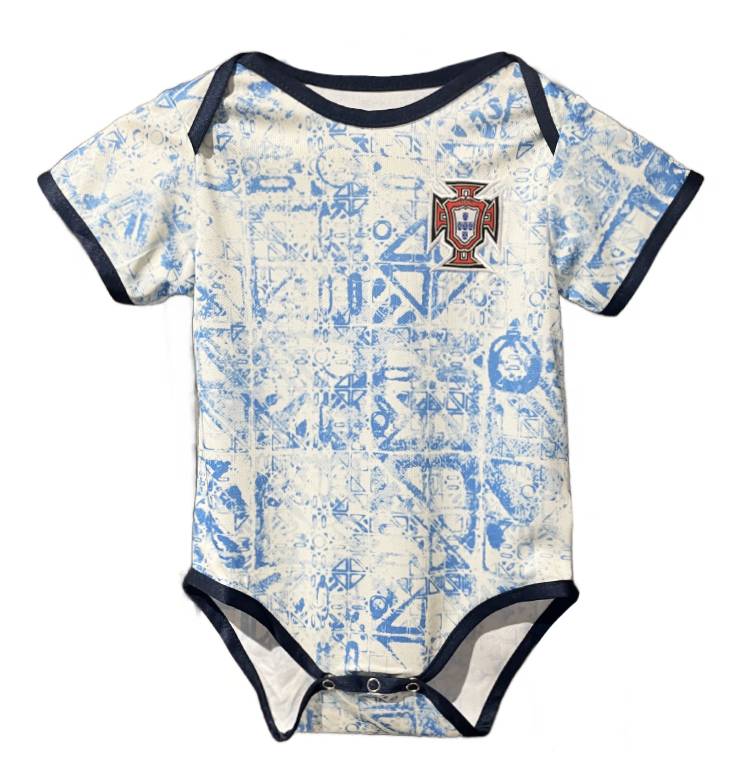 Bodysuit Portugal Baby White Football 2024 2025 | Football Sports