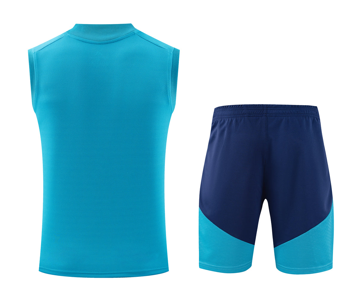 Debardeur Short Espagne 2 etoiles Homme 2026 2027 Bleu Clair | Foot Sport