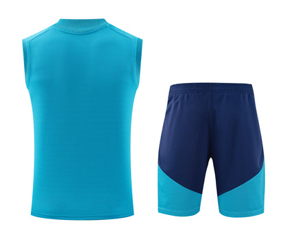 Debardeur Short Espagne 2 etoiles Homme 2026 2027 Bleu Clair | Foot Sport