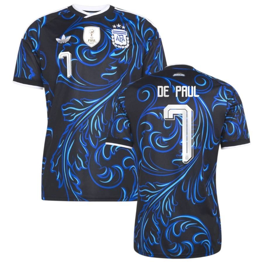Maillot Argentine De Paul 3 étoiles Exterieur Homme 2026 2027