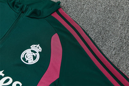 Survetement Real Madrid Training Homme/Enfant 2026 2027 Vert Foncé