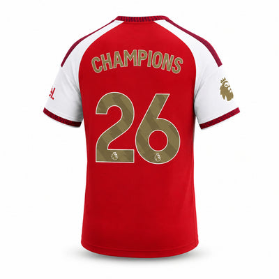 maillot-arsenal-domicile-premier-league-champions-homme-rouge-foot-sport