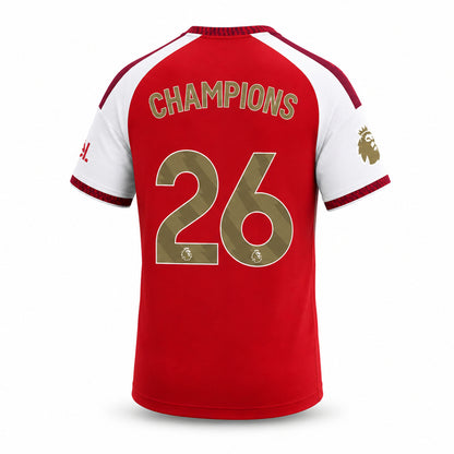 maillot-arsenal-domicile-premier-league-champions-homme-rouge-foot-sport