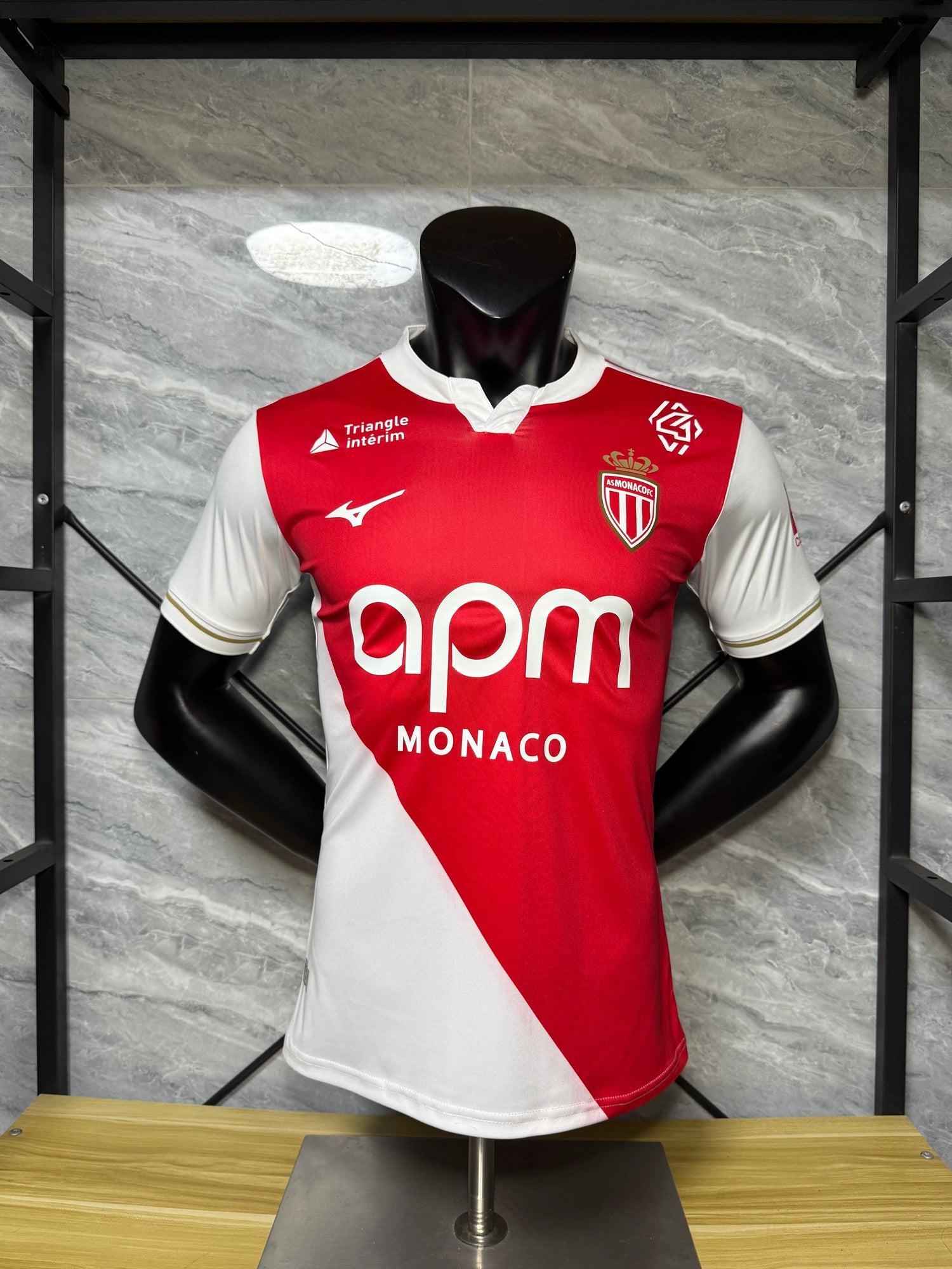 Maillot AS Monaco Domicile Homme 2025 2026 Version Match