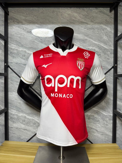 Maillot AS Monaco Domicile Homme 2025 2026 Version Match