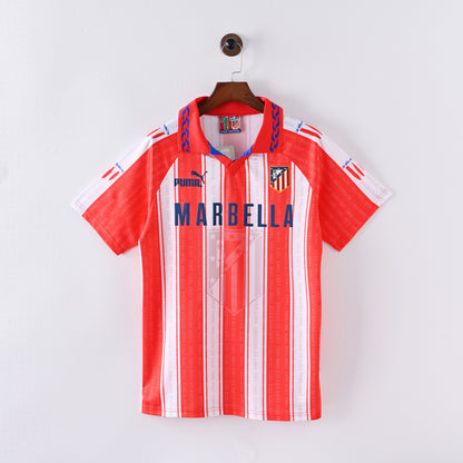 Maillot Atletico Madrid Retro Vintage 1995-1996 Domicile Homme | Foot Sport