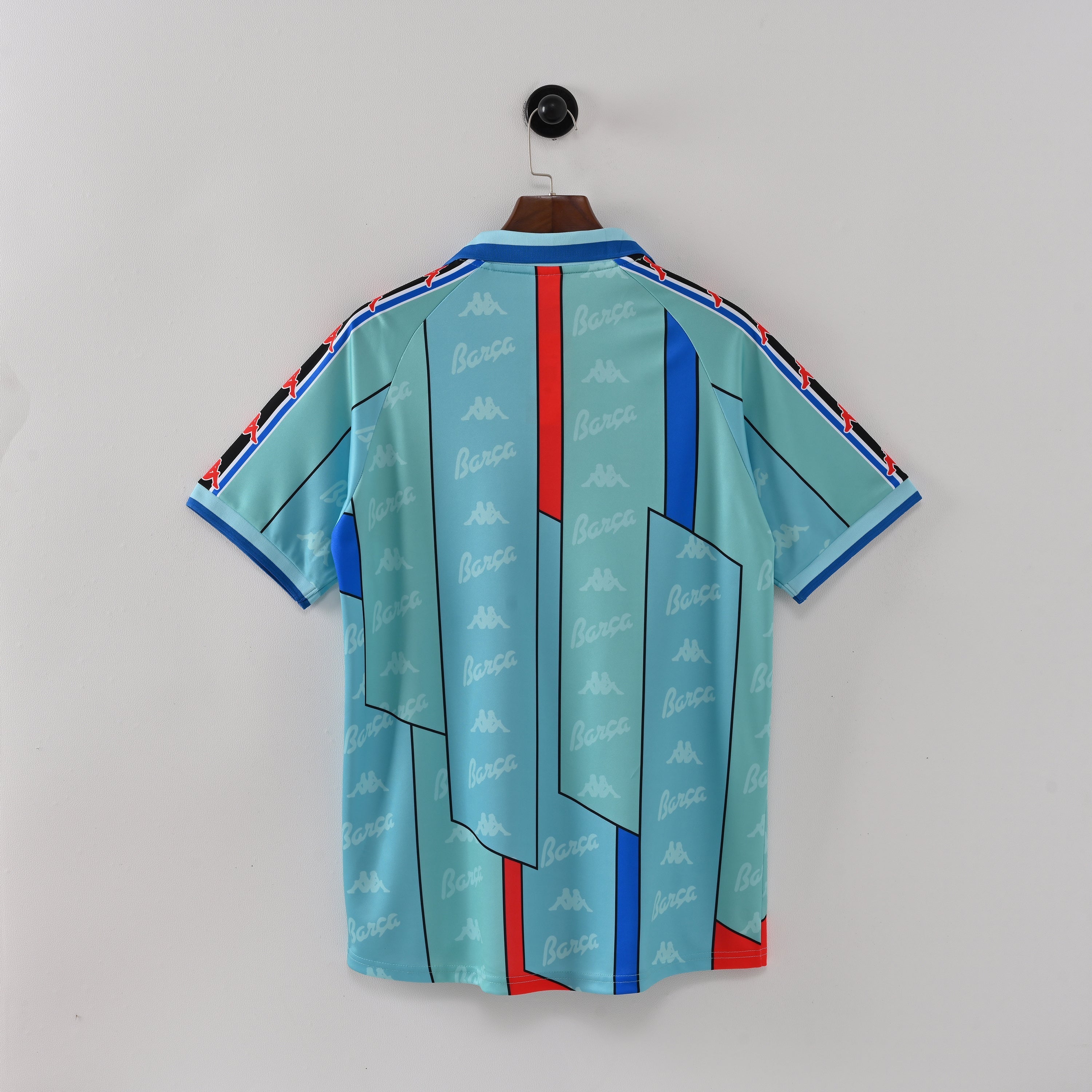 デザイン◎ FC Barcelona game shirt Vintage Barcelona 1996-1997 Away Retro Football Shirt for Men – Foot Sport