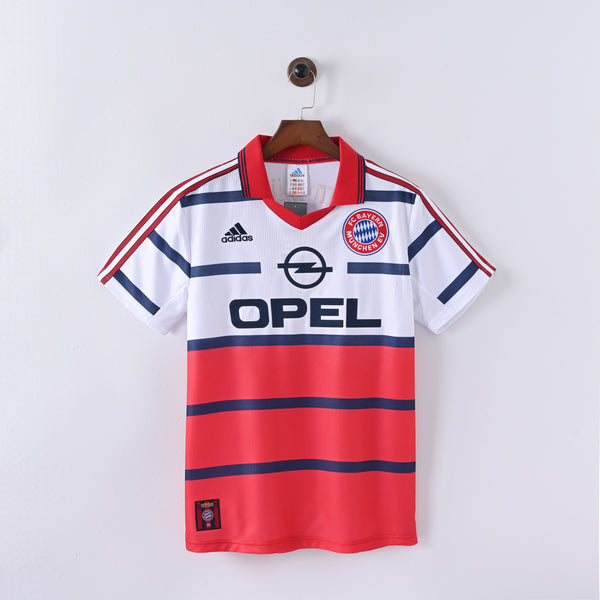 Men's Bayern Munich Retro Vintage Away Shirt 1998-2000 – Foot