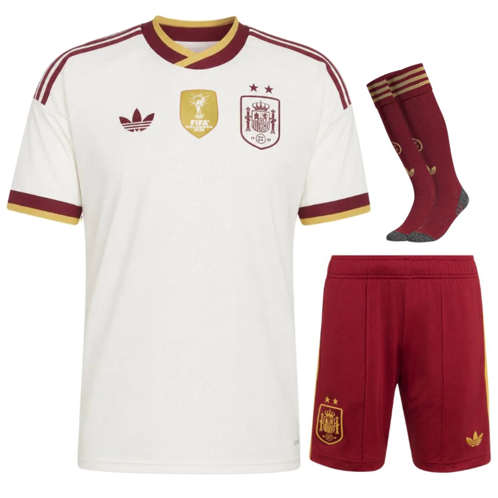 maillot-espagne-2-etoiles-kit-enfant-exterieur-badge-champion-du-monde-2026