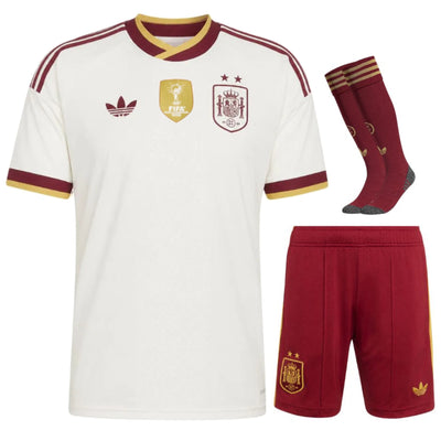 maillot-espagne-2-etoiles-kit-enfant-exterieur-badge-champion-du-monde-2026