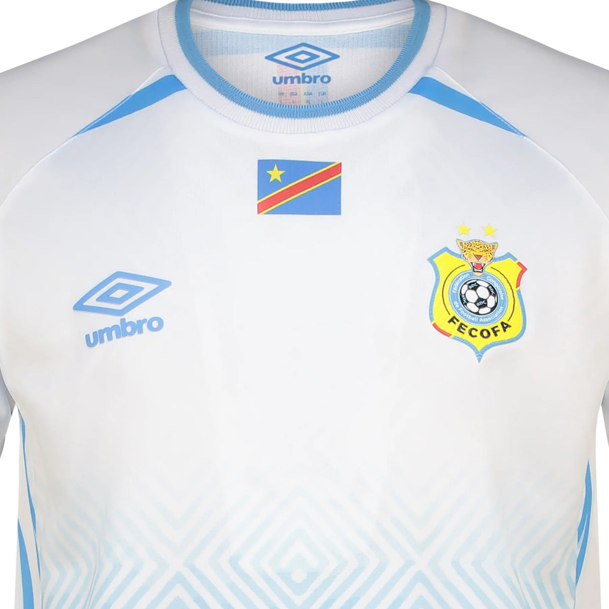 Maillot Exterieur République Démocratique du Congo 2025/2026 Blanc ...