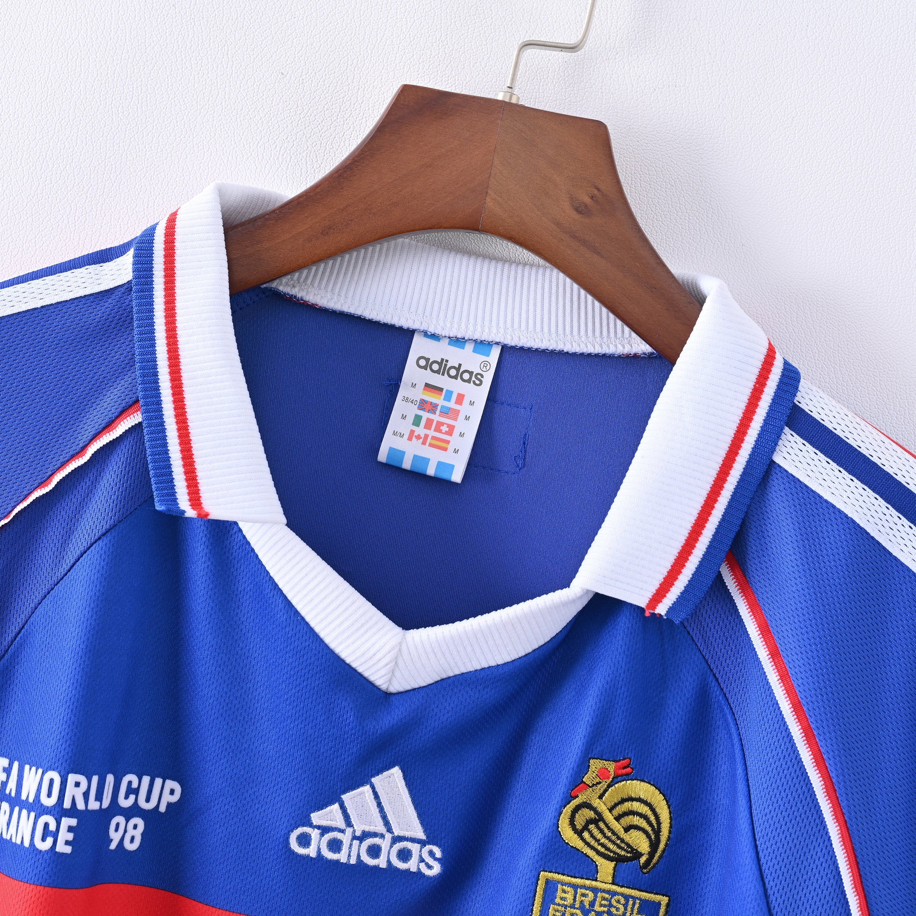 Men's France Retro Vintage 1998 Home Jersey | Foot Sport – Foot