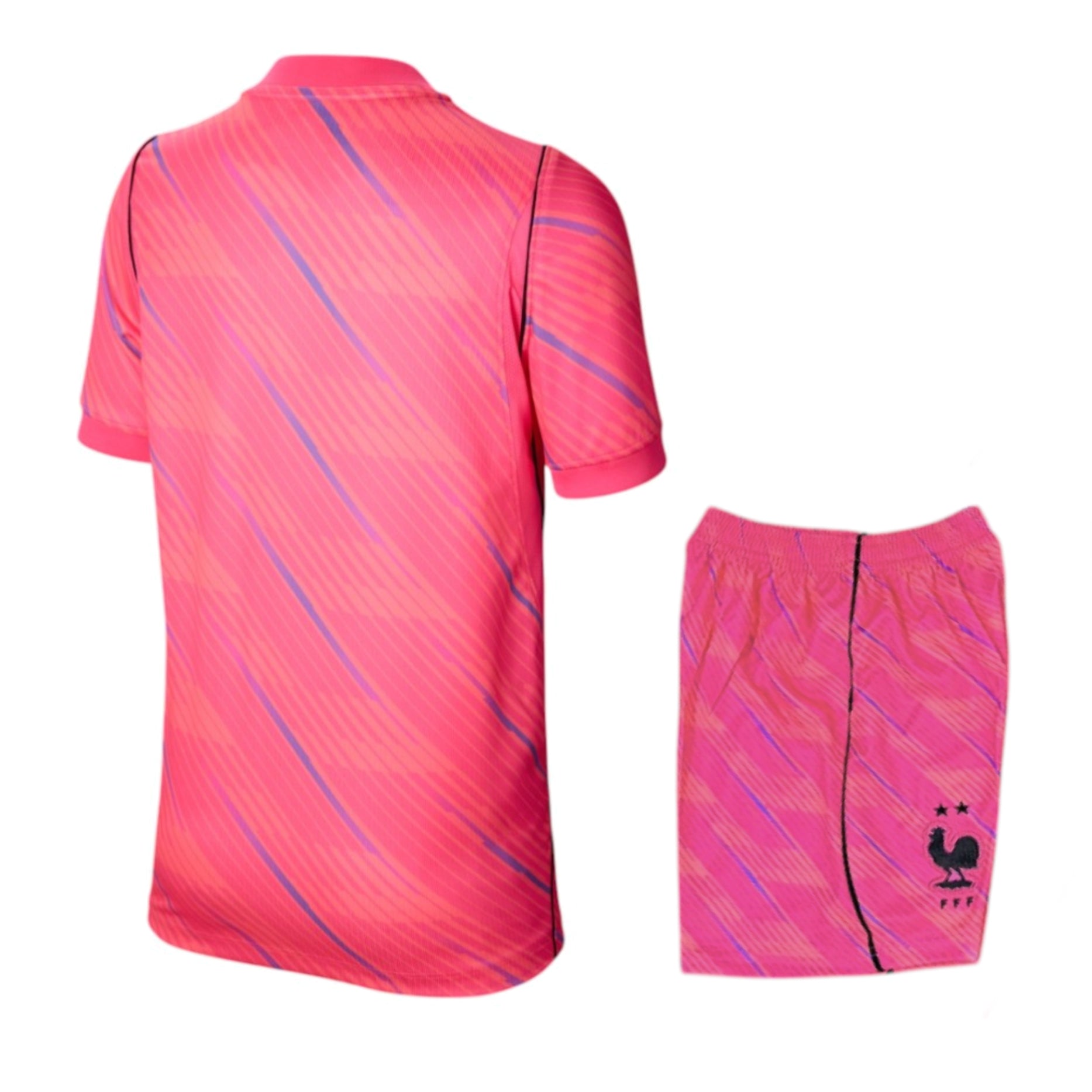 Maillot France Rose Kit Enfant Gardien Coupe du Monde 2026