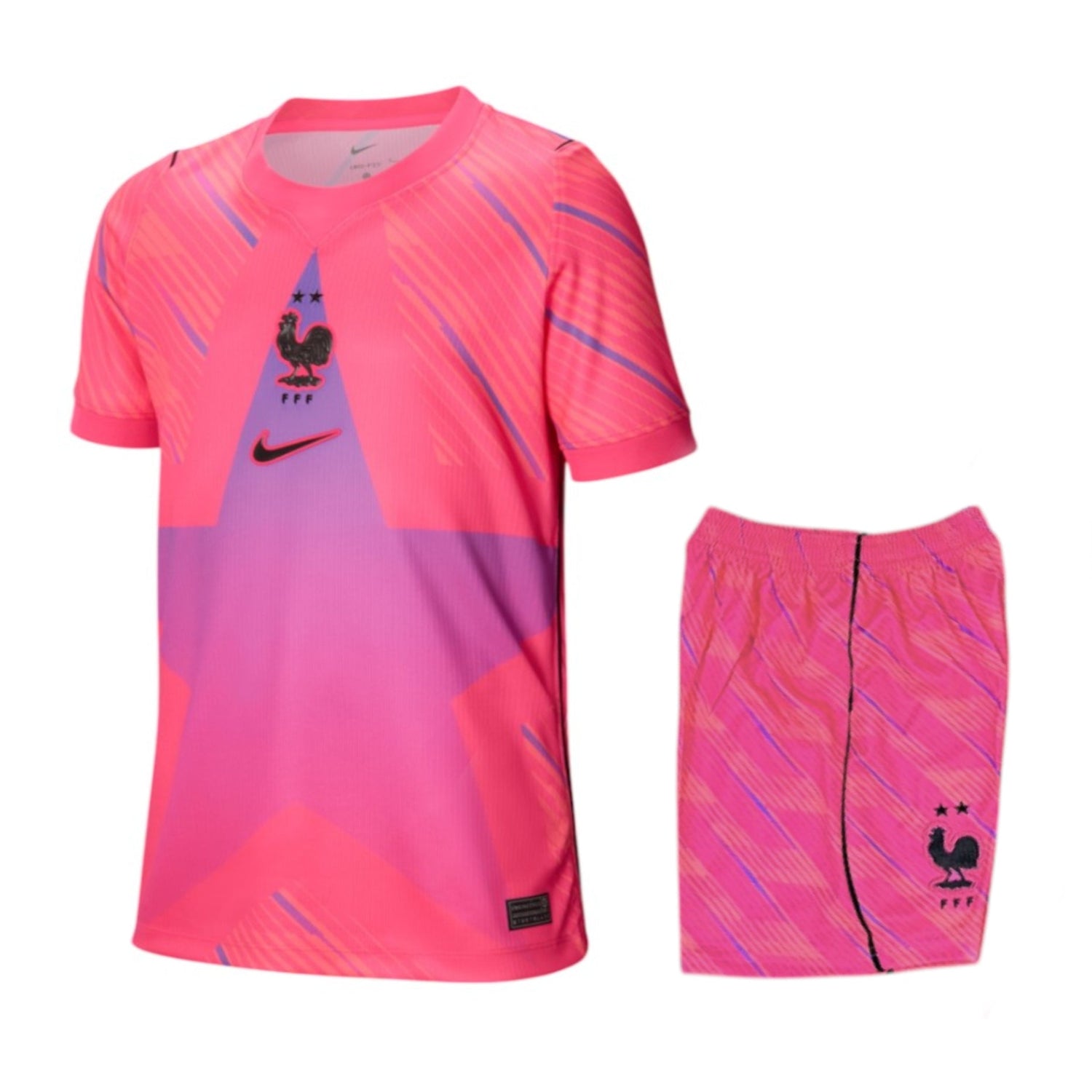 maillot-france-rose-kit-enfant-gardien-coupe-du-monde-2026