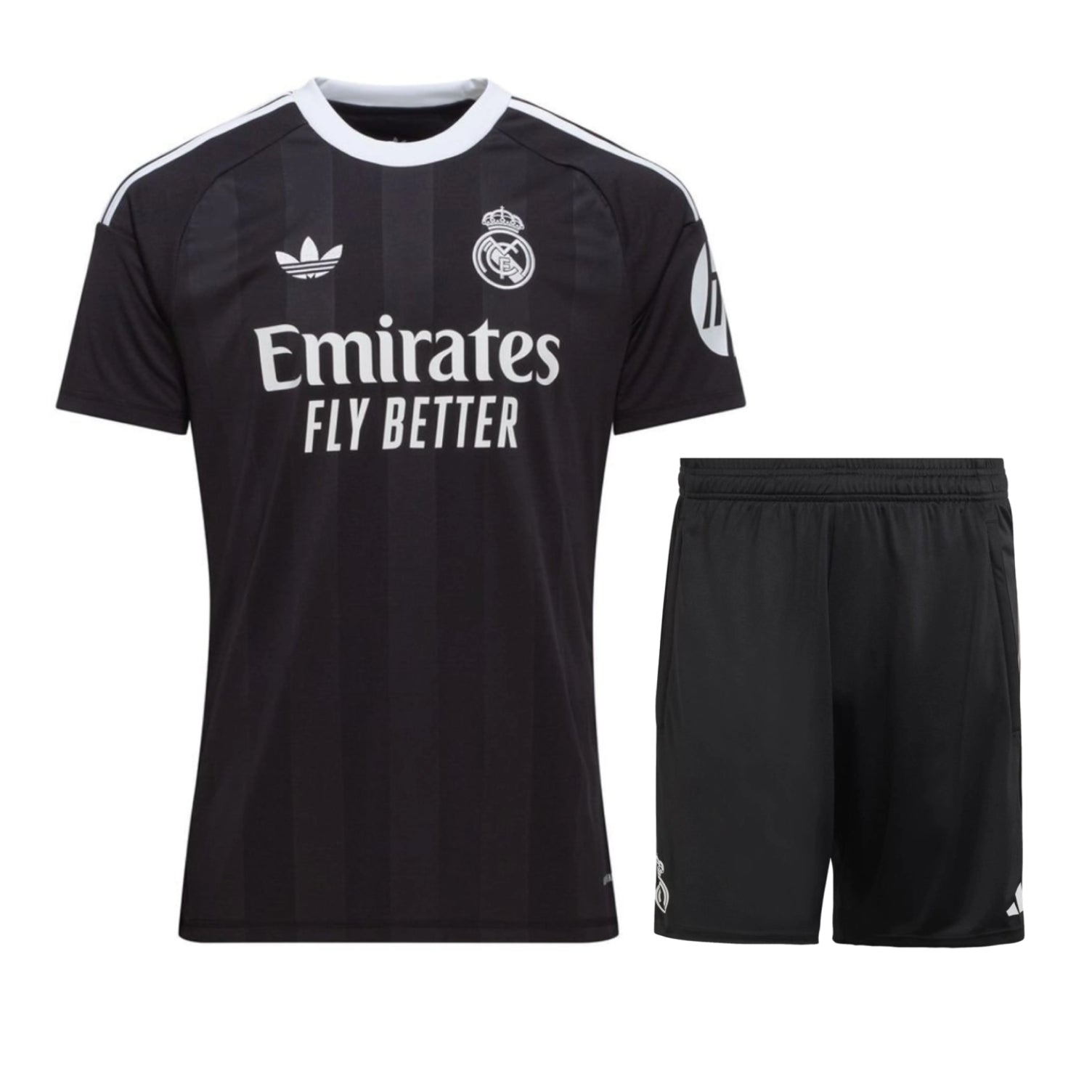 Mサイズ　 Real Madrid ユニフォーム ブラック Real Madrid 2025 2026 Black Goalkeeper Kids Kit | Foot Sport