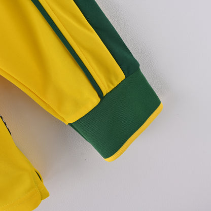 Maillot Bresil Manches Longues 1998 Domicile Vintage Homme | Foot Sport