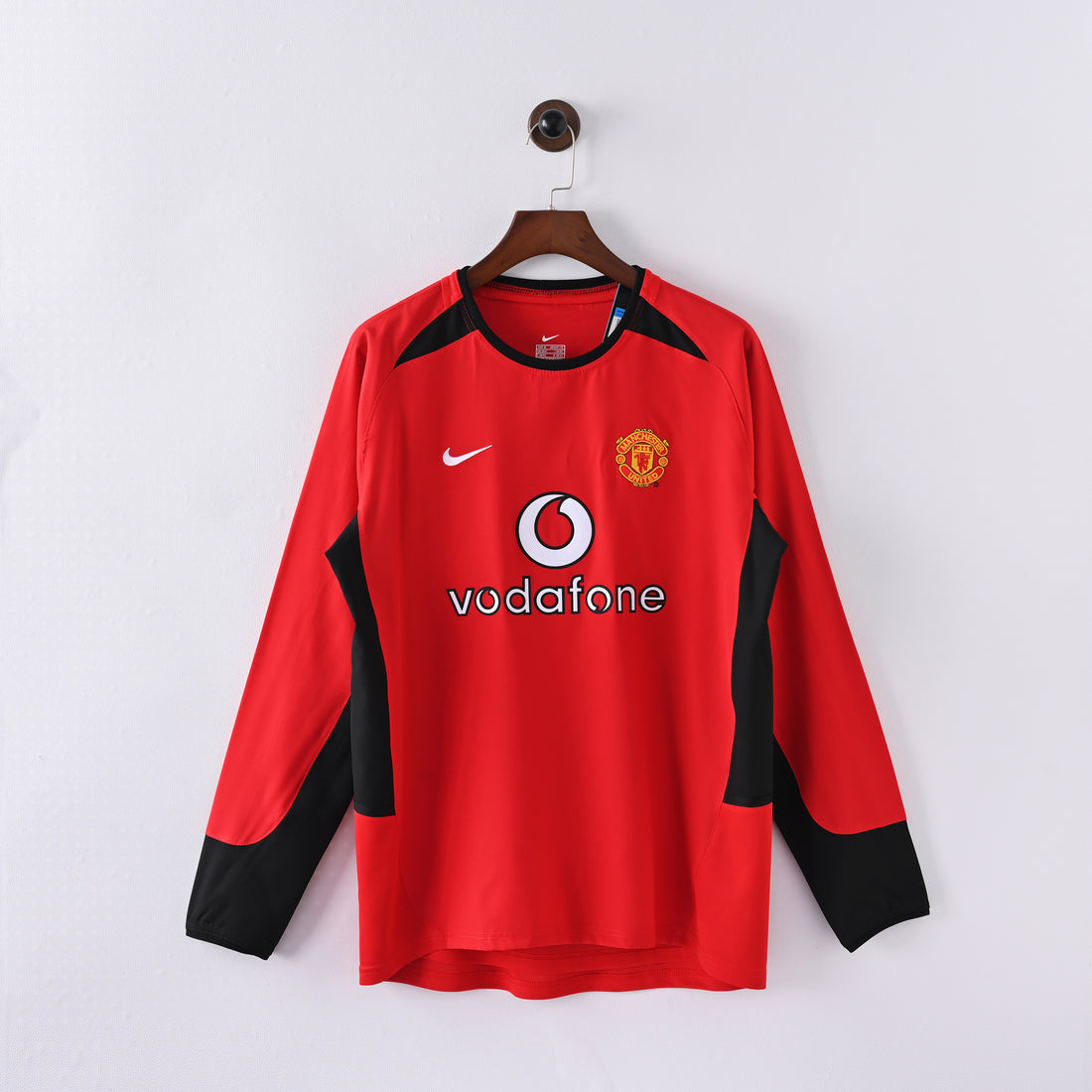 Maillot Manchester United Retro Vintage Manches Longues 2002-2003 Domicile Homme | Foot Sport