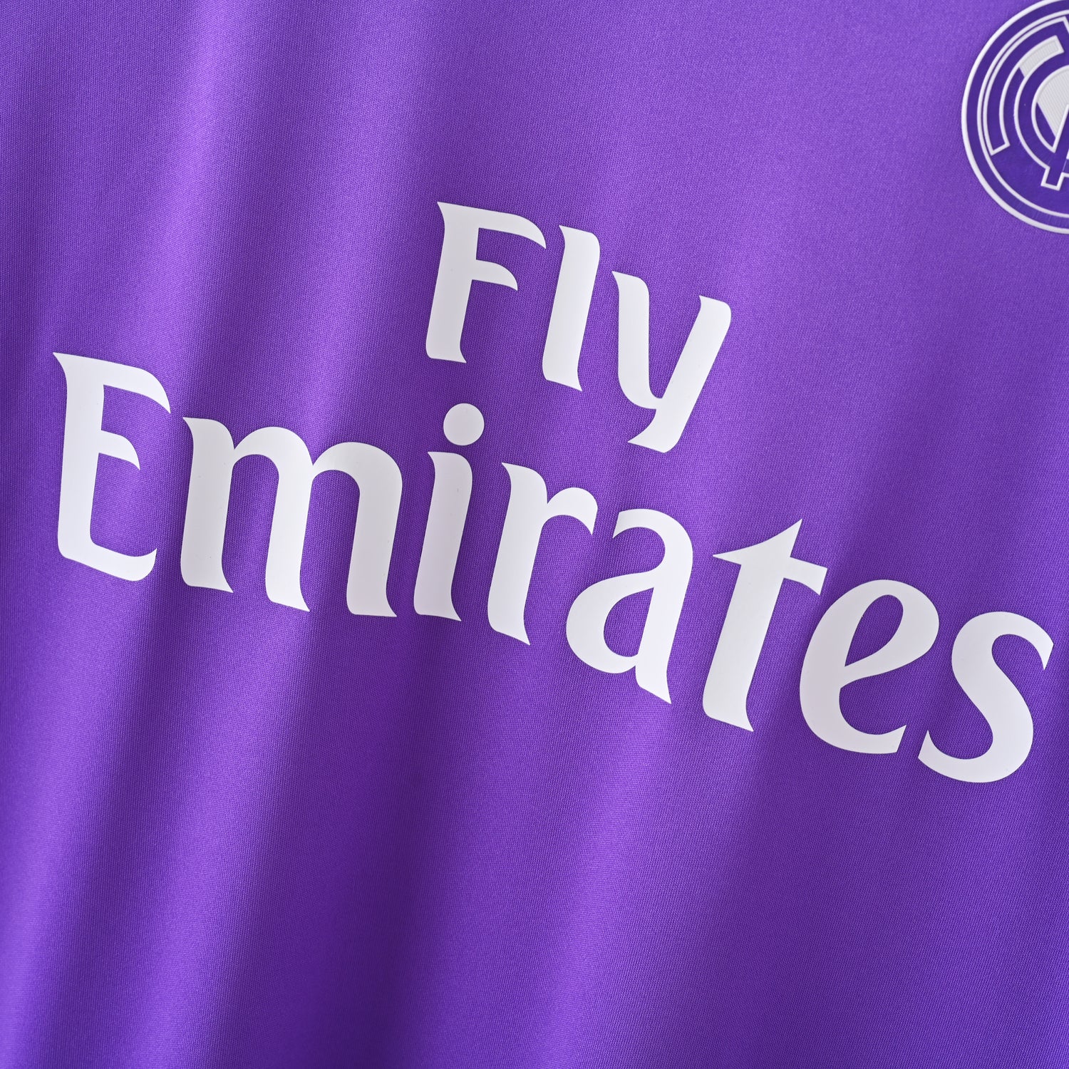 Maillot Real Madrid Manches Longues Retro Vintage 2016-2017 Exterieur Homme | Foot Sport