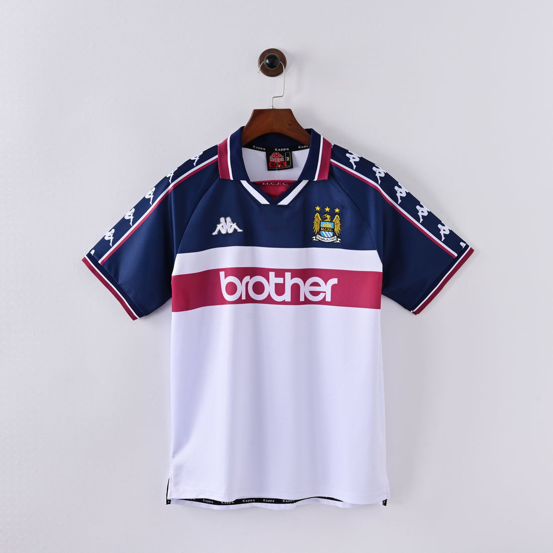 Maillot Manchester City Retro Vintage 1997-1998 Exterieur Homme | Foot Sport