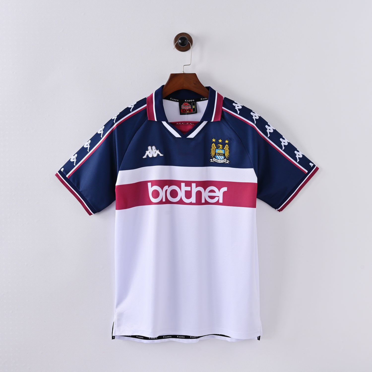 Maillot Manchester City Retro Vintage 1997-1998 Exterieur Homme | Foot Sport