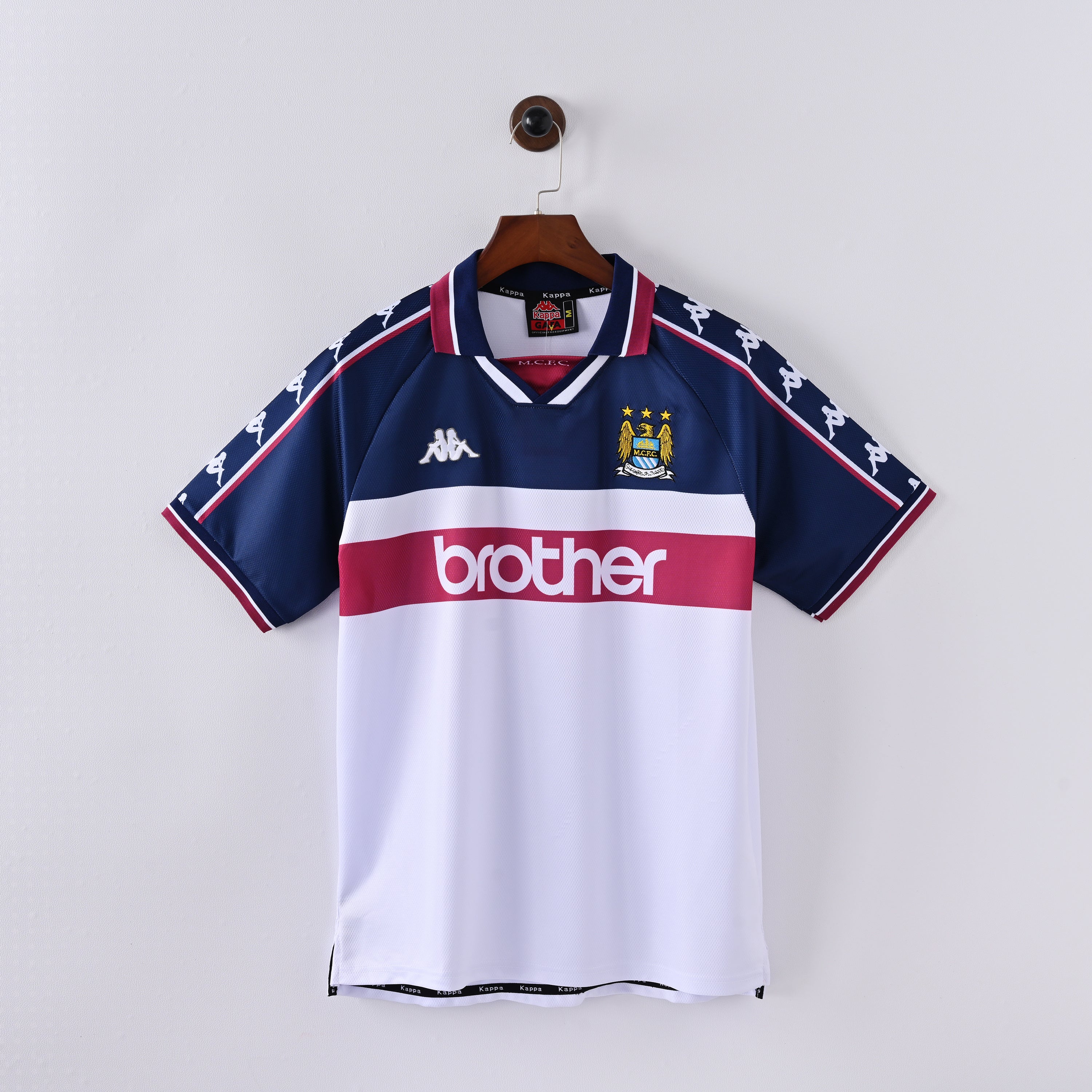 Maillot Manchester City Retro Vintage 1997-1998 Exterieur Homme | Foot Sport