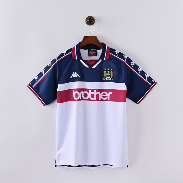 Men's Manchester City Retro Vintage 1997-1998 Away Shirt – Foot