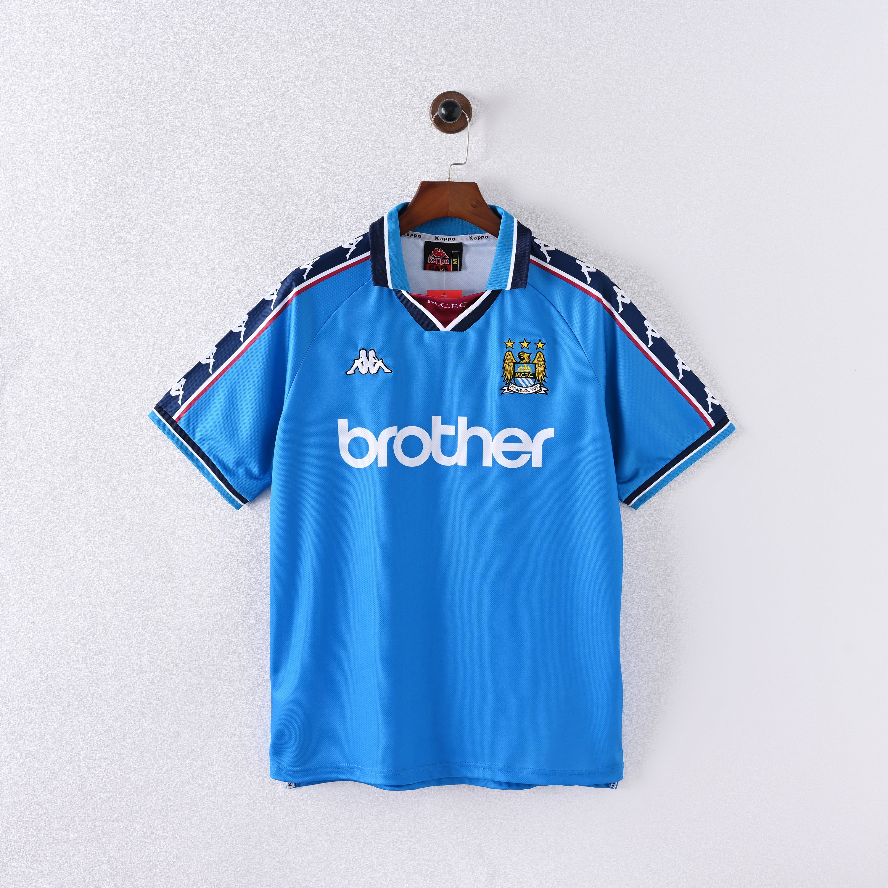 Maillot Manchester City Retro Vintage 1997-1999 Domicile Homme | Foot Sport
