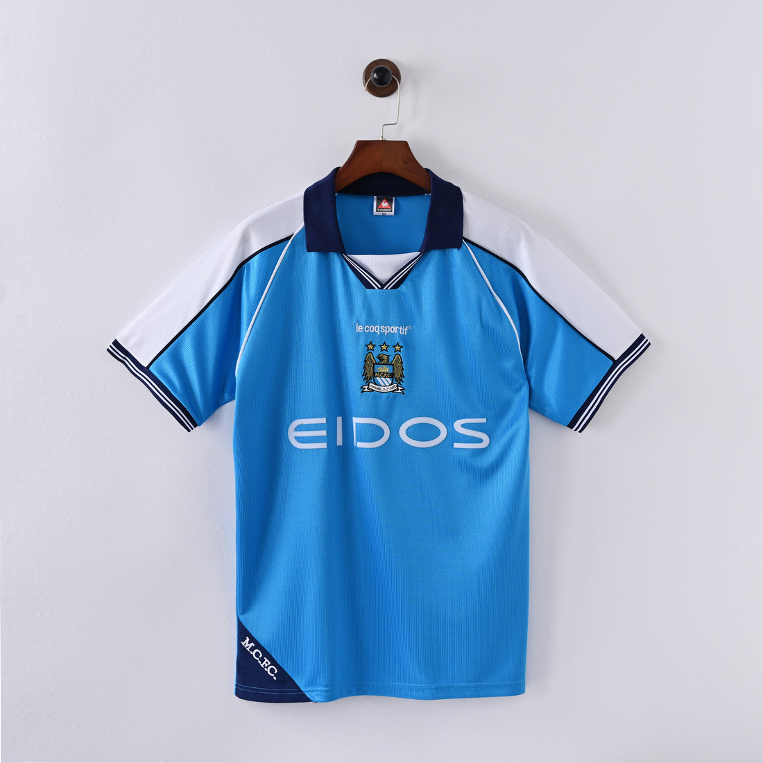 Maillot Manchester City Retro Vintage 1999-2001 Domicile Homme | Foot Sport