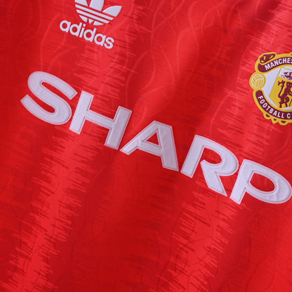 Maillot Manchester United Retro Vintage 1991-1992 Domicile Homme | Foot Sport