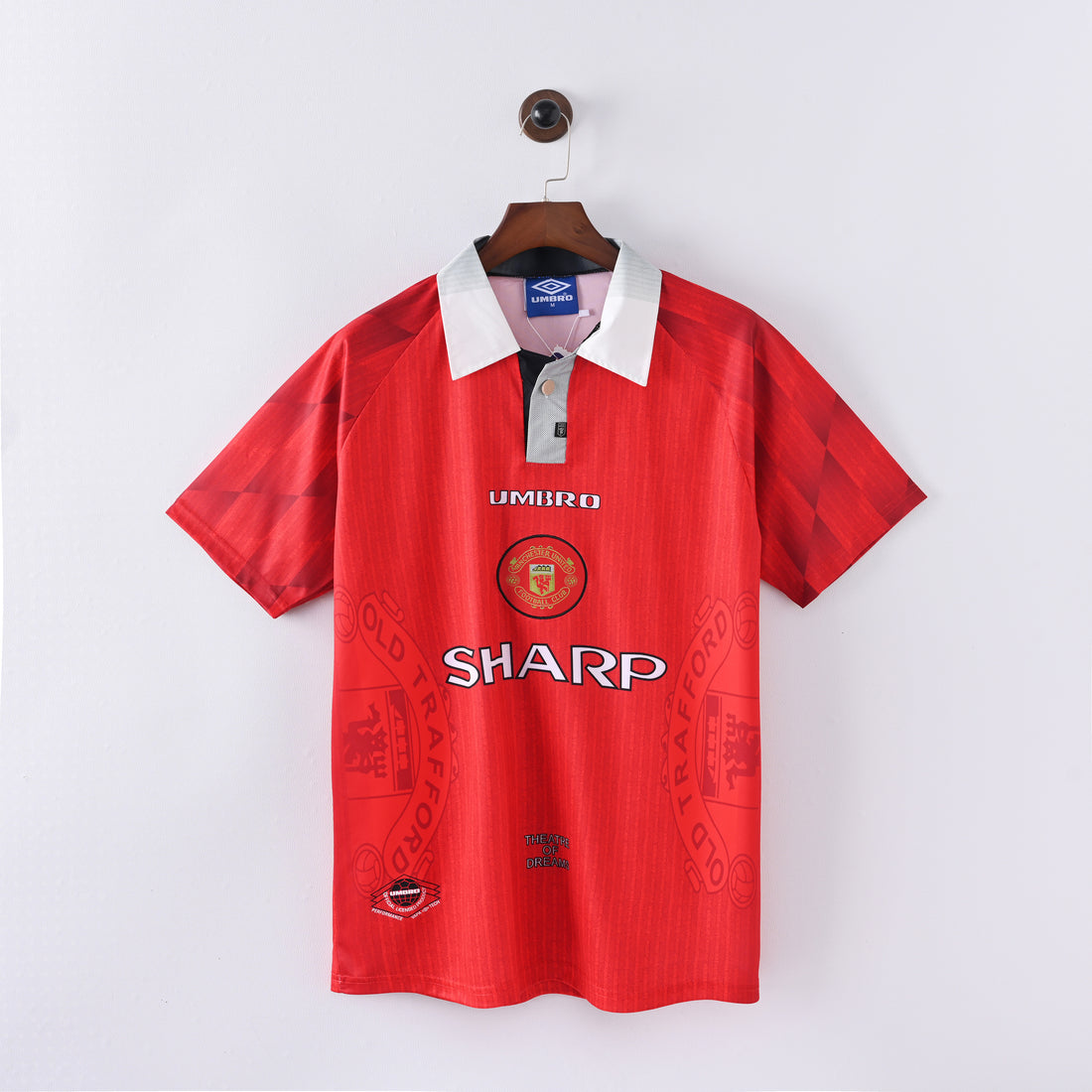 Maillot Manchester United Retro Vintage 1996-1997 Domicile Homme | Foot Sport