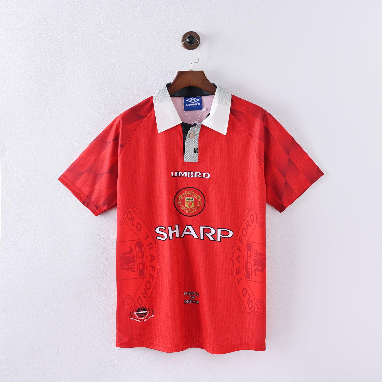 Maillot Manchester United Retro Vintage 1996-1997 Domicile Homme | Foot Sport