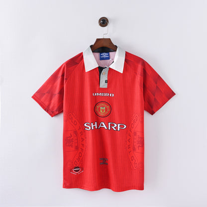 Maillot Manchester United Retro Vintage 1996-1997 Domicile Homme | Foot Sport
