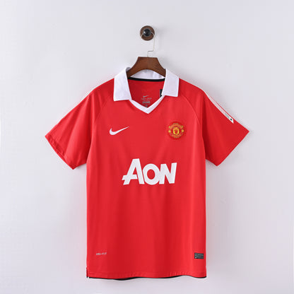 Maillot Manchester United Retro Vintage 2010-2011 Domicile Homme | Foot Sport