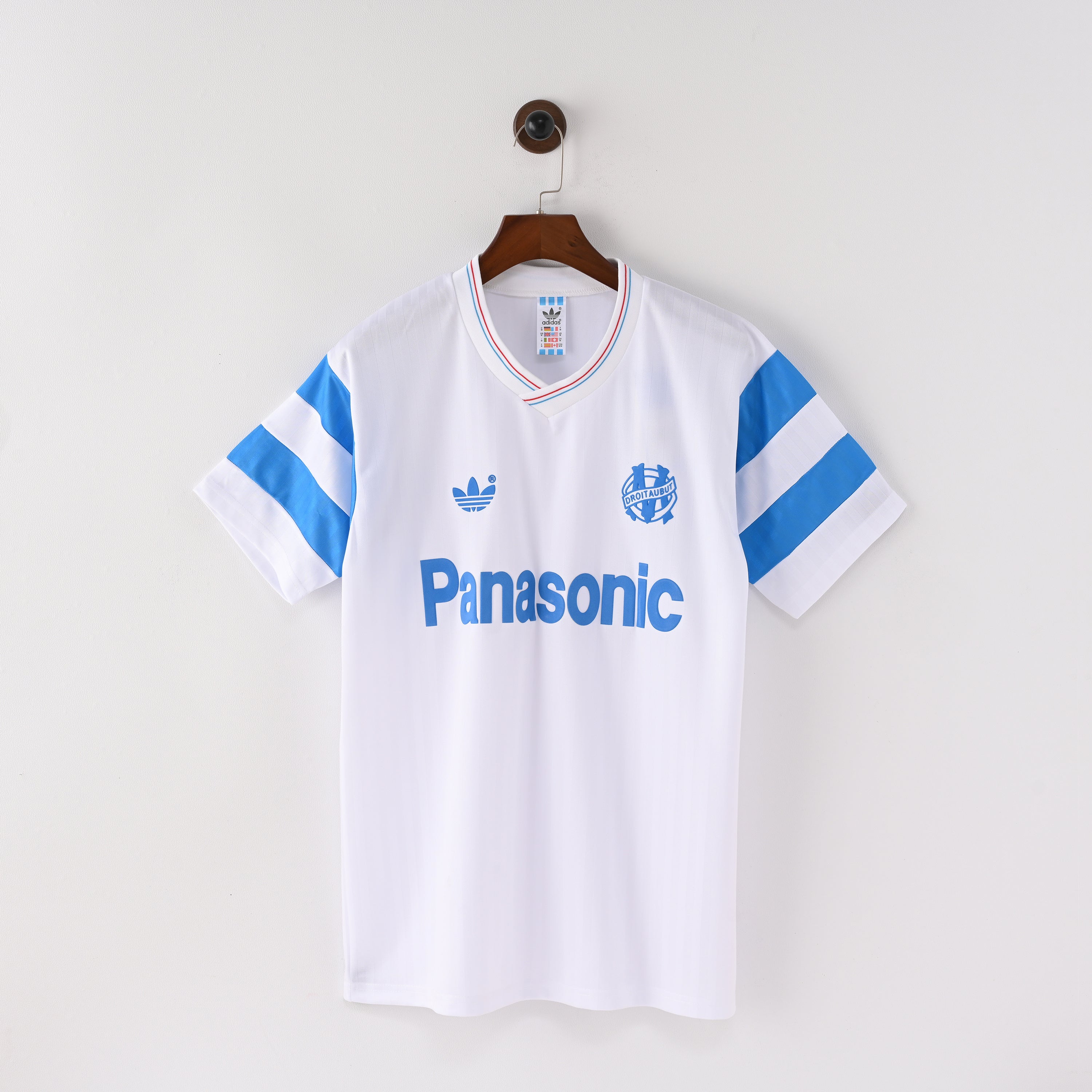 Maillot Marseille Retro Vintage 1990 Domicile Homme | Foot Sport