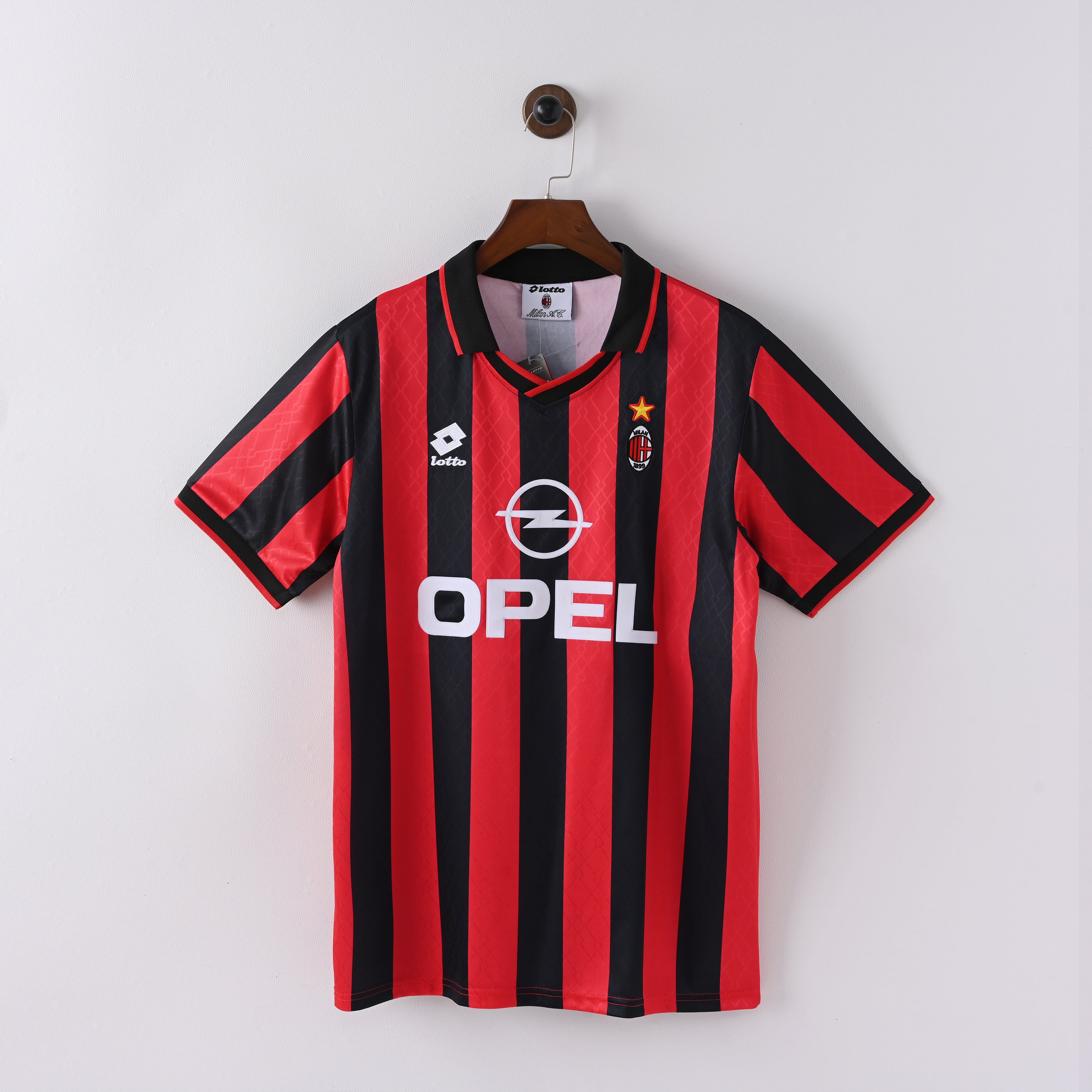 AC Milan Retro Vintage 1995-1996 Home Jersey for Men | Foot Sport