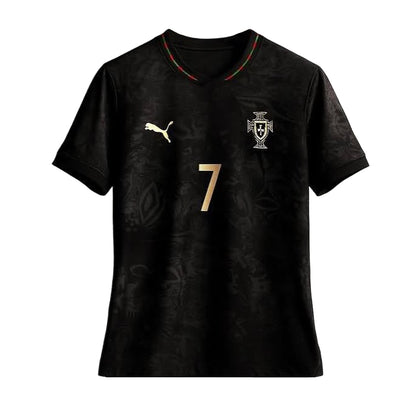 Maillot Portugal Ronaldo 2025 2026 Noir Exterieur | Foot Sport