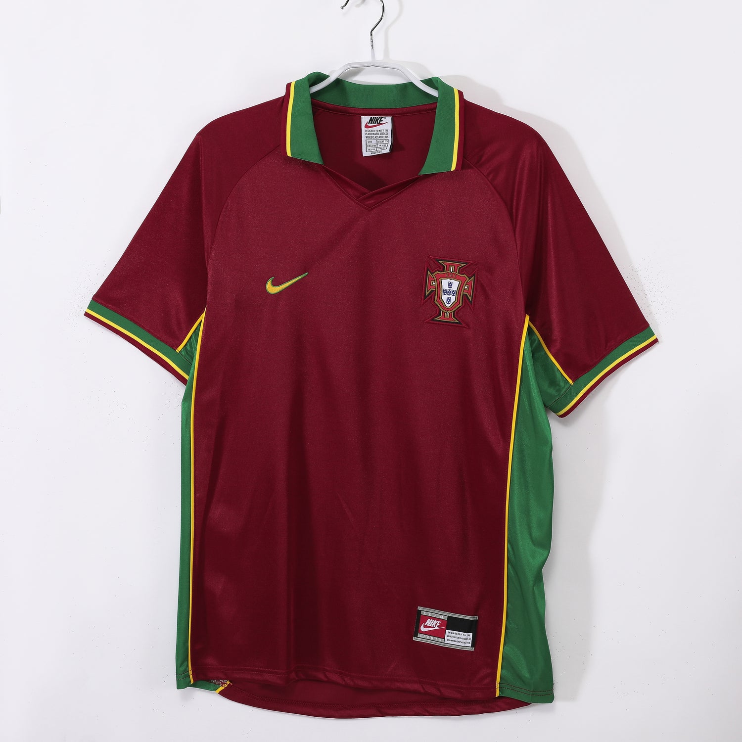 maillot-portugal-retro-vintage-1998-domicile-homme-foot-sport