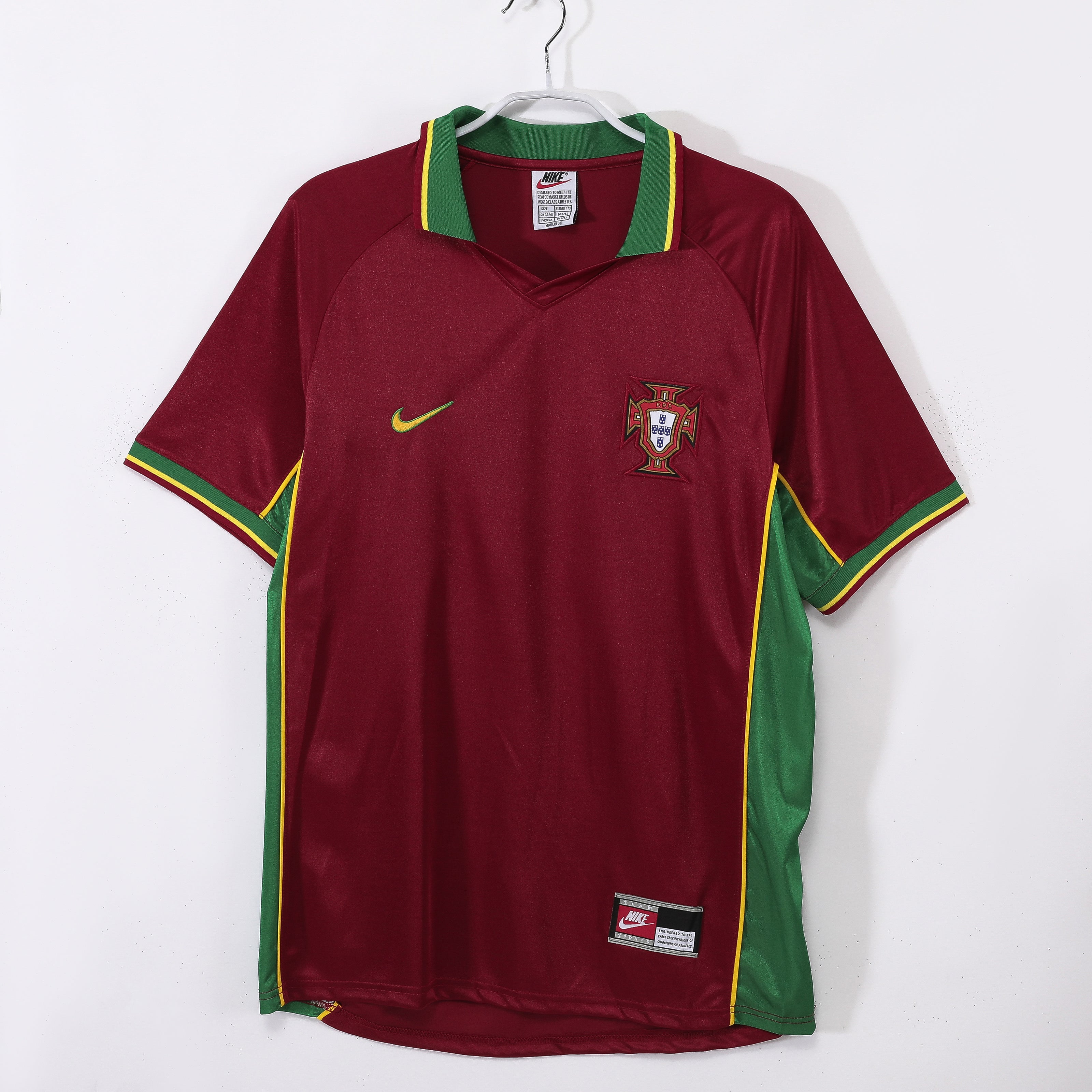 maillot-portugal-retro-vintage-1998-domicile-homme-foot-sport