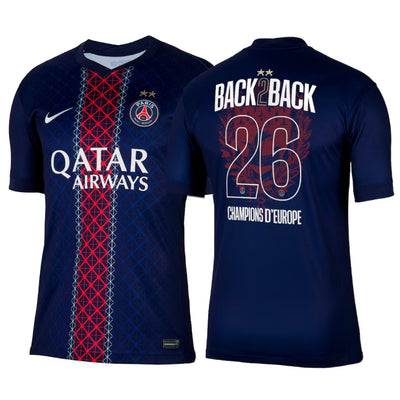 Maillot PSG 2 étoiles Back 2 Back Domicile 2025 2026 Homme