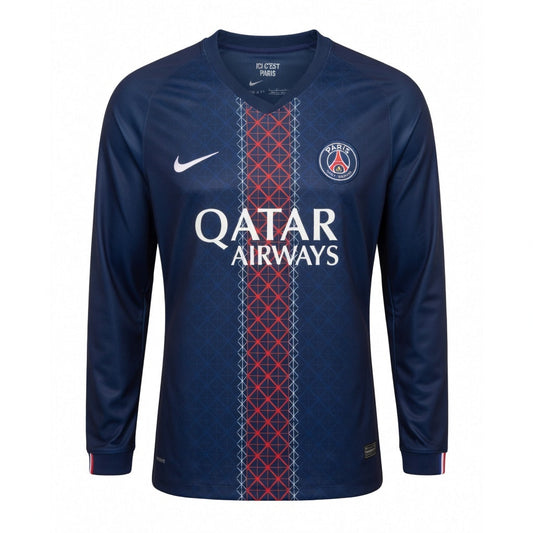 maillot-psg-domicile-manches-longues-homme-2025-2026