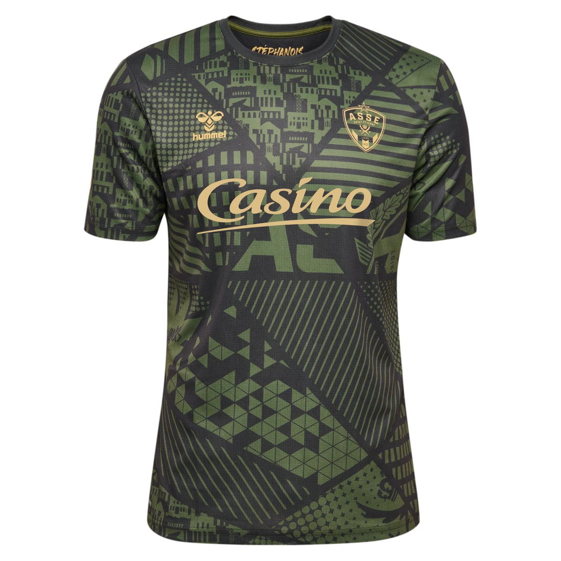 maillot-saint-etienne-homme-2025-2026-pre-game-kaki-2025-2026